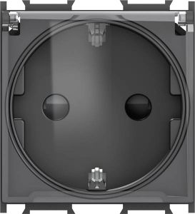 MODUL Priza simpla cu impamantare Negru VM11BT Tem