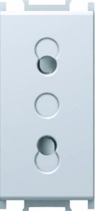 MODUL Priza simpla fara impamantare Alb VM20PW Tem
