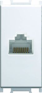 MODUL Priza simpla date Alb KM37PW Tem