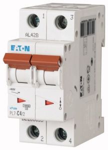 Siguranta automata PL7-B4/2 4A 10Ka 2P-Eaton