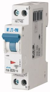 Siguranta automata PLN6-C20/1N-DE 20A C 1P+N 6kA 263283 - Eaton