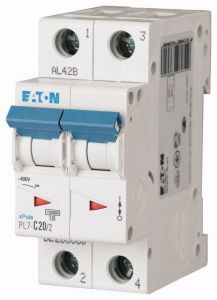 Siguranta automata PL7-C20/2 20A 10Ka 2P-Eaton