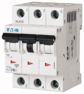 Siguranta automata PL7-C40/3 40A 10Ka 3P-Eaton