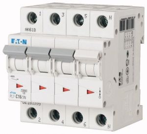 Siguranta automata PL7-B40/3N 40A 10Ka 3P+N-Eaton