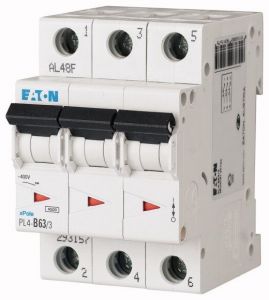 Siguranta automata PL4-C50/3 50A 4.5Ka 3P-Eaton