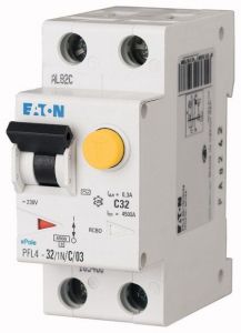 Intrerupator diferential PFL4-10/1N/C/003 10A C 1P+N 293297 - Eaton