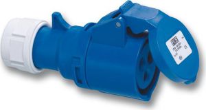 Priza industriala 3P 16 A Mobil IP44 APCE-213-6 - PCE