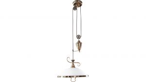 Candelabru ELISETT 1x60 W Alb, Bronz 2756 Rabalux