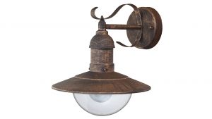 Aplica OSLO Exterior 1x60 W Auriu antic, Transparent 8271 Rabalux
