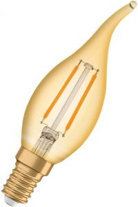 Bec Led Decorativ Vintage 1.50W Vintage 1906 LED E14 BA35 Nedimabil 2400k Osram