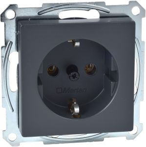 Insert priza Schuko antracit MTN-2401-0414-Merten