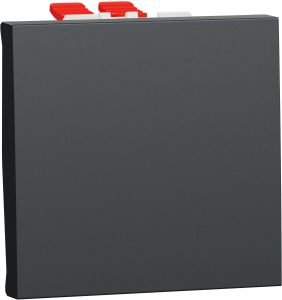 UNICA Intrerupator cruce 2 module 10A Antracit