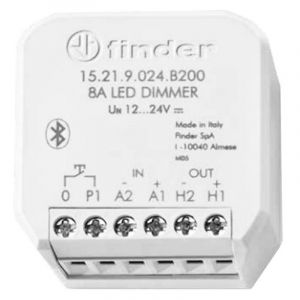 Dimmer Bluetooth 12...24 V.C.C. PWM 8A, montaj în doză, Yesly, pentru Bandă LED