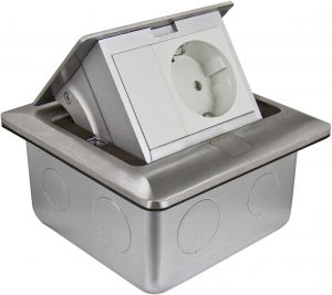 Doza pard popup met IP44 rect pr2P+E+obt