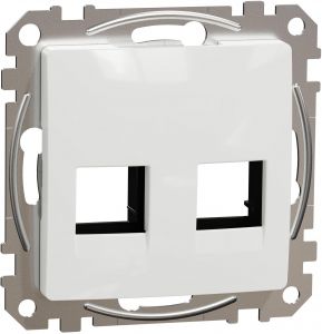Placa BLACK RJ45, alb