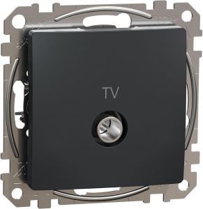 SEDNA Design Priza TV intermediara 7dB Antracit
