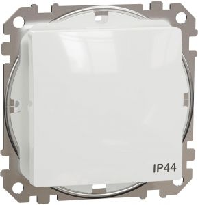 SEDNA Design Intrerupator simplu Conexiuni fara surub 10AX IP44 Alb