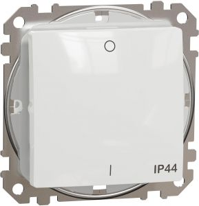 SEDNA Design Intrerupator bipolar Conexiuni fara surub 10AX IP44 Alb