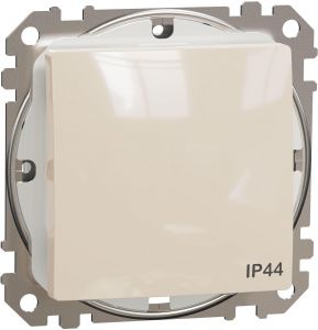 SEDNA Design Intrerupator simplu Conexiuni fara surub 10AX IP44 Bej