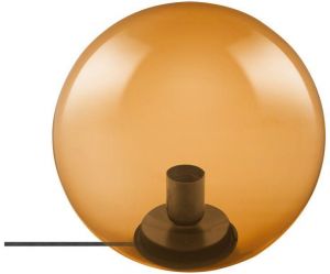 Veioza E27 Vintage 1906 Bubble Glass Orange d:250mm