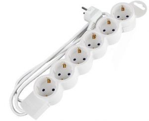 Prelungitor 6 prize 3 m - 3x1.5 mm2 161.251-D3 - Scame