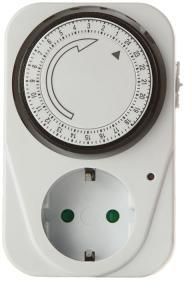 Programator electromecanic cu priză, zilnic 3500W, 230V, 16A, IP20