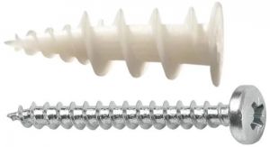 Set50 Diblu Plastic Autoforant 35X22 Cu Surub4X40