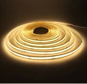 Banda Led COB 8W/m 320Led 24VDC IP20 Alb Cald