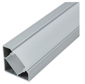 Profil colt intern pentru Led (Fara dispersor) Aluminiu H:18mm L:1m W:18mm Argintiu