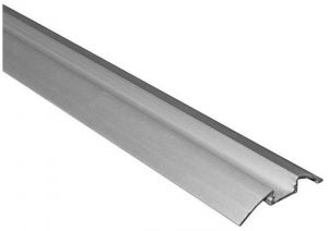 Profil oval pentru Led (Fara dispersor) Aluminiu H:8.47mm L:1m W:56mm Argintiu