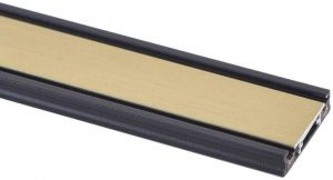 SLIM TRACK LIGHT negru, auriu Sina magnetica 2 circuite 48V 1000mm