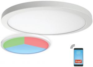 NEBULA Smart Led Plafoniera D:225mm 18W 1880lm Alb reglabil