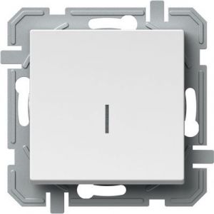 LOGIQ Intrerupator simplu 10A Cu indicator luminos Alb