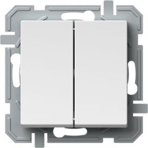 LOGIQ Intrerupator dublu 10A Alb