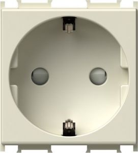MODUL Priza simpla cu impamantare Crem VM10IW Tem