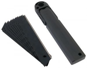 Lame cutter SK4, 0,6 mm grosime, înguste, 10 buc 0.6 × 9 × 82 mm