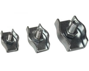 Clemă de strângere cablu, simplă, oţel d=6mm, M6