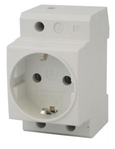 Priză de tablou cu CP lateral 230V, 16A, 2P+E