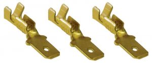 Fişă glisantă neizolată, alamă 4,8×0,5mm, 0,5-1mm2