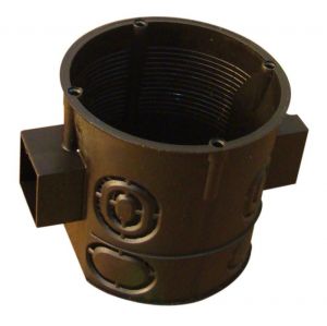 Doză de aparataj, adâncă, înseriabilă, ST, neagră 64×61mm