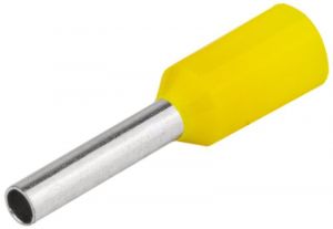 Tub de capăt izolat (PA6.6),Cu electrolitic stanat, galben 1mm2, L=14,6mm