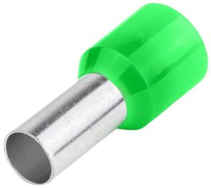 Tub de capăt izolat (PA6.6),Cu electrolitic stanat, verde 16mm2, L=28,2mm
