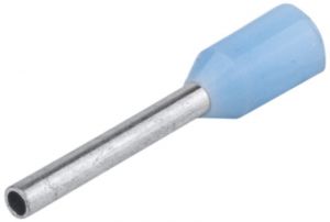 Tub de capăt izolat (PA6.6),cupru el.stanat,albastru deschis 0,25mm2, L=12,8mm