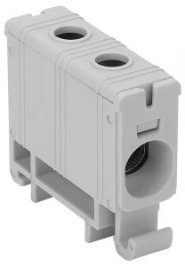 Clemă de derivaţie, fixare pe șină, gri 2.5-35mm2, max. 1000VAC, 1500VDC, max.135A