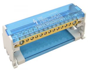 Distribuitor modular cu capaccare se poate deschide 2×25(25)mm2 / 6×10(6)mm2, 7×16(10)mm2, 500VAC/DC, 100A