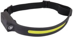 Lanternă frontală cu acumulat. cuplare prin detect. de mișc. 5/3 W, 350/120lm, 3 h, 3,7 V, 1200 mAh, Li-Po