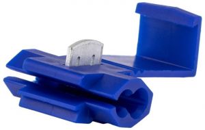 Derivaţie conductor tip cuţit (PVC),cupru el.stanat,albastru 1,5-2,5mm2, 50VDC, max. 20 A