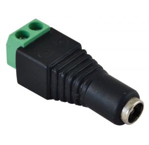 Jack/terminal mamă cu şurub pentru instalare LED-uri 5,5 mm