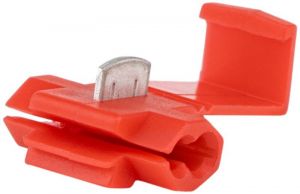 Derivaţie conductor tip cuţit (PVC), cupru el. stanat, roşu 0,5-1mm2, 50VDC, max. 10 A