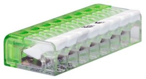 Clemă de legături fără şurub,transp.,care se poate deschide 0,2-2,5mm2, 24A, 450VAC 8P